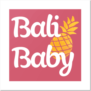 Bali Baby | Pineapple Design Posters and Art